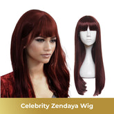 Celebrity Peruca KARINA Saten Roscat